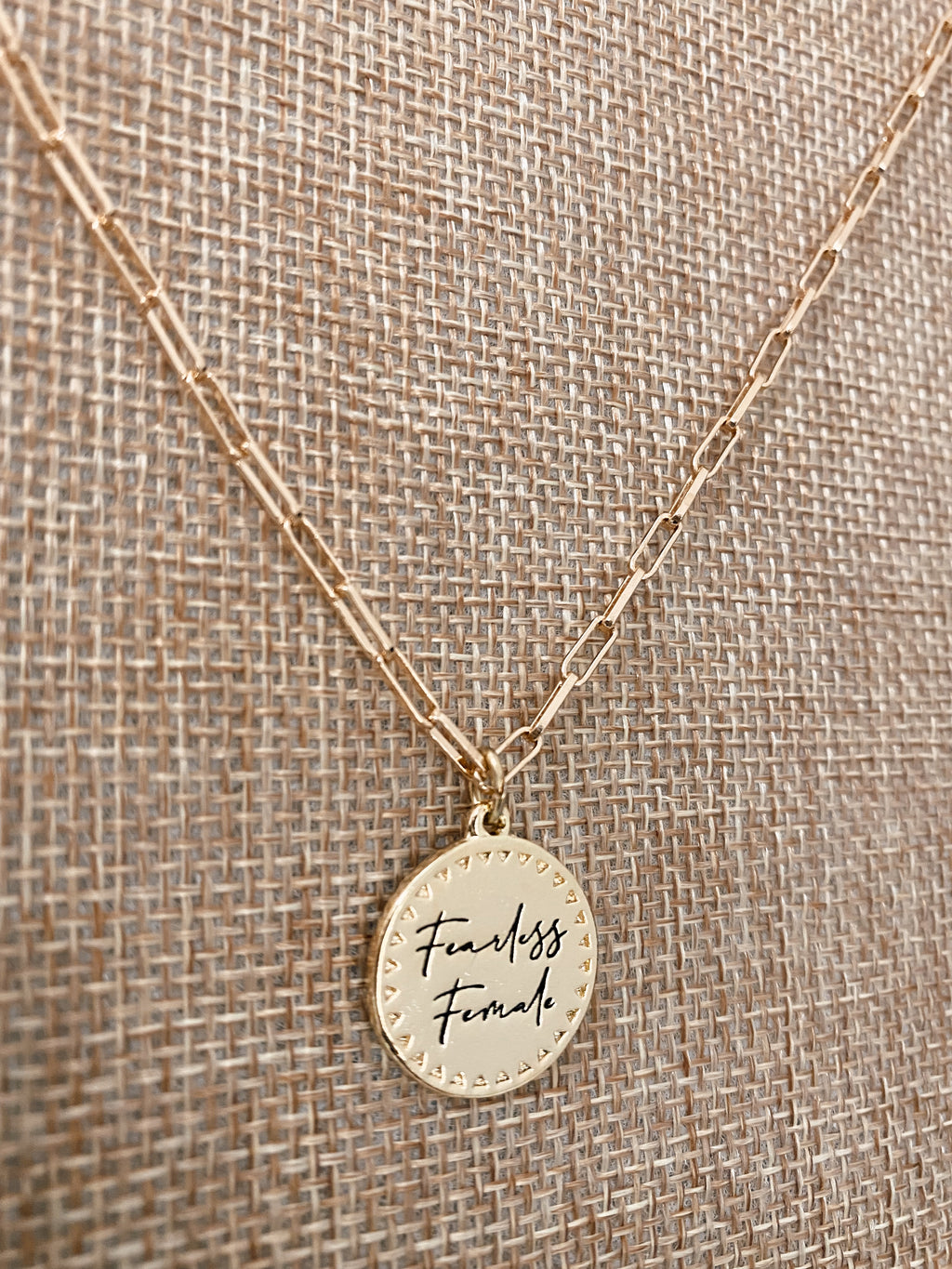 Actually I can - Fearless Female Necklace